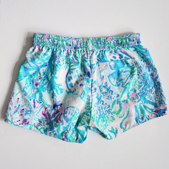 Lilly Pulitzer Run Around Shorts CraySea Seashell Amethyst Tint | Women Size XS - Picture 5 of 10